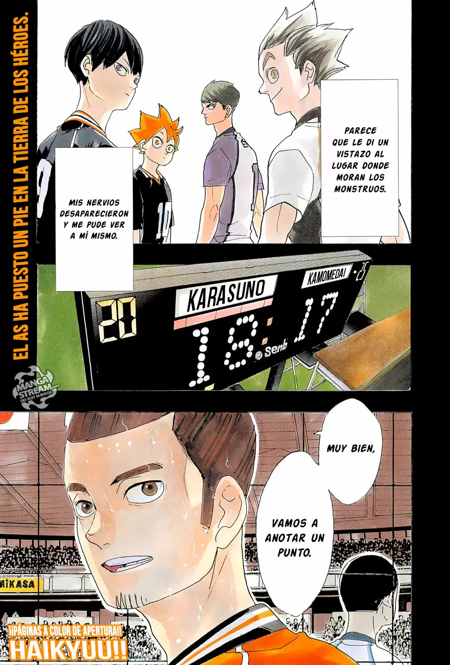 Haikyuu!! capítulo 354, página 3