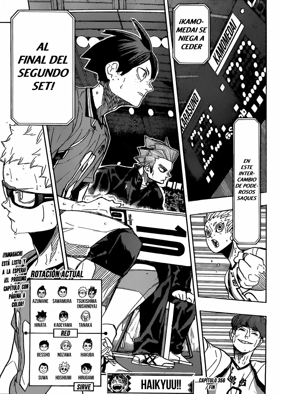 Haikyuu!! capítulo 356, página 17