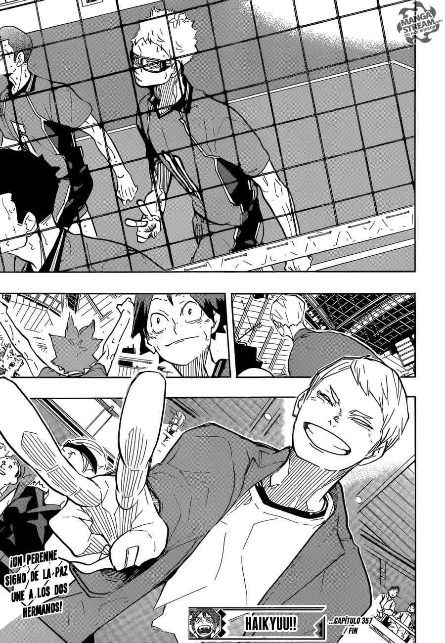 Haikyuu!! capítulo 357, página 19