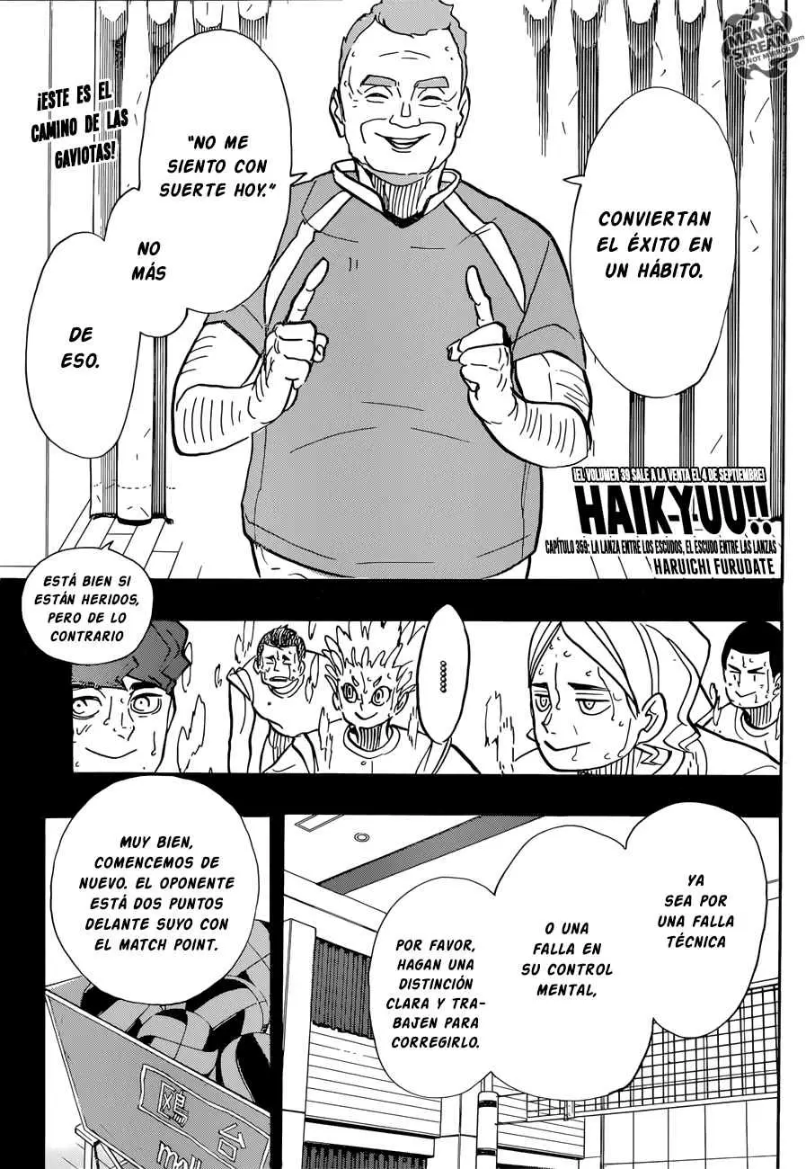 Haikyuu!! capítulo 359, página 2