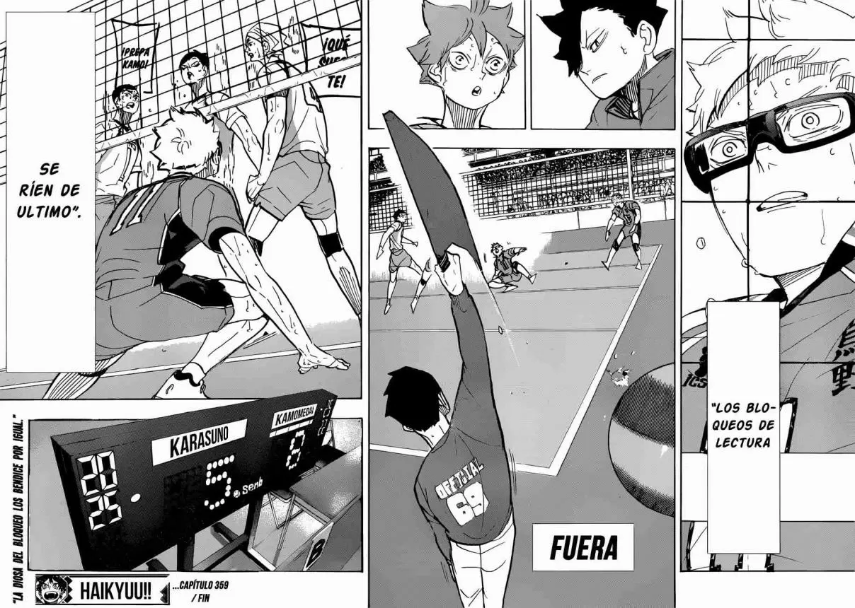 Haikyuu!! capítulo 359, página 18