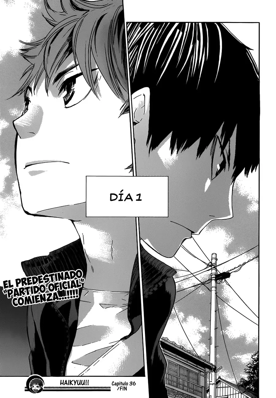 Haikyuu!! capítulo 36, página 20