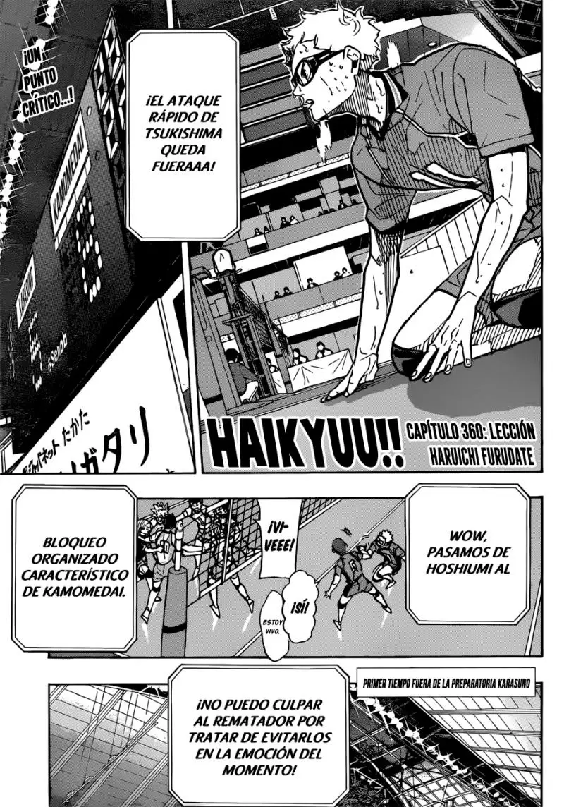 Haikyuu!! capítulo 360, página 1