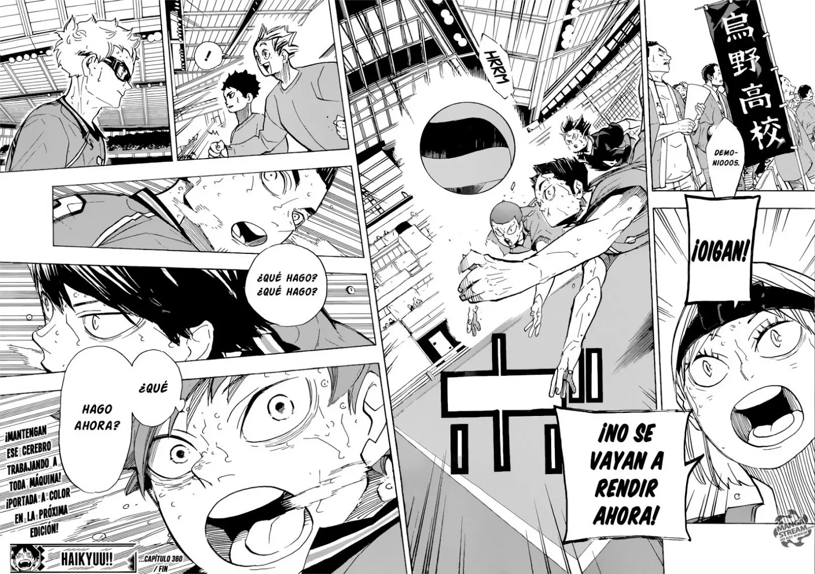 Haikyuu!! capítulo 360, página 17