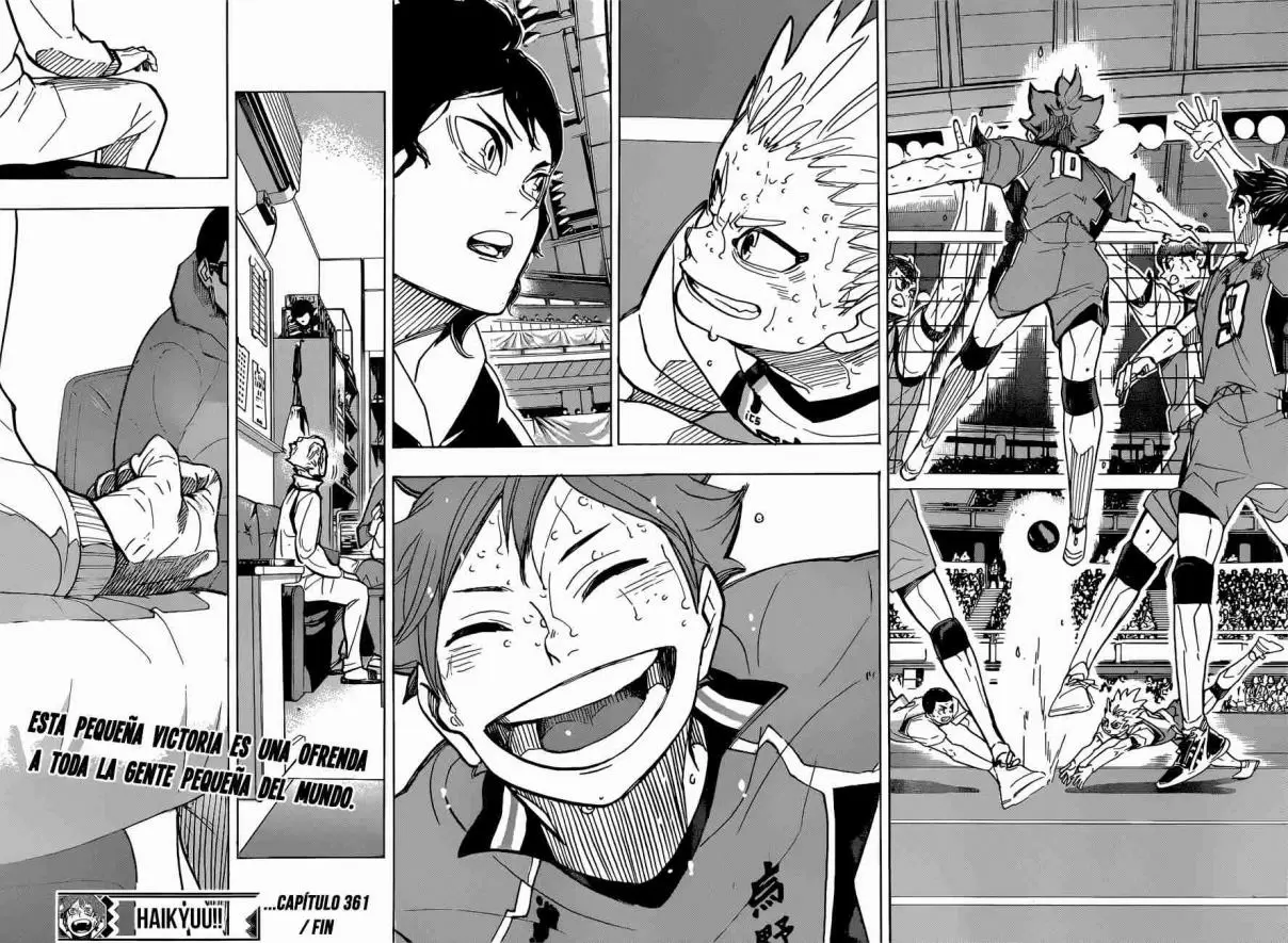 Haikyuu!! capítulo 361, página 18