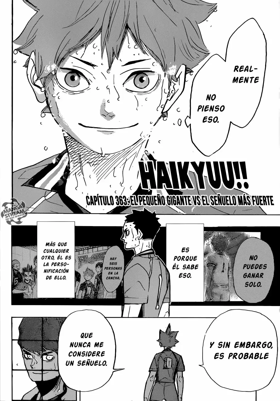 Haikyuu!! capítulo 363, página 3