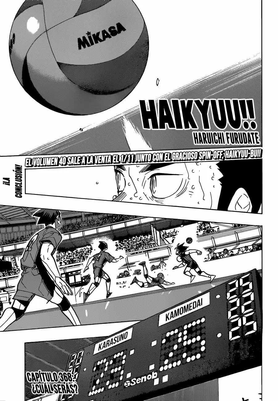 Haikyuu!! capítulo 368, página 2