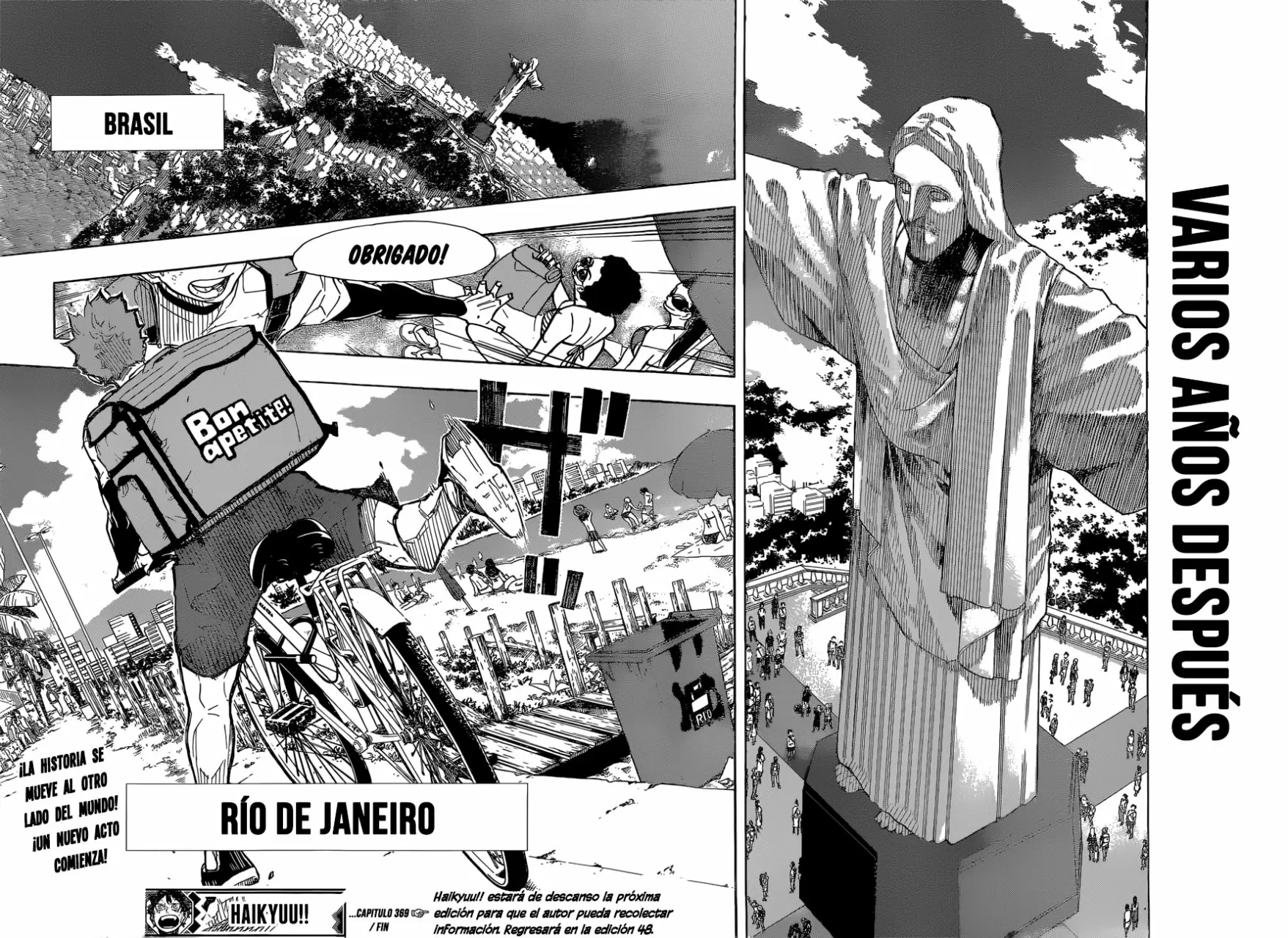 Haikyuu!! capítulo 369, página 15