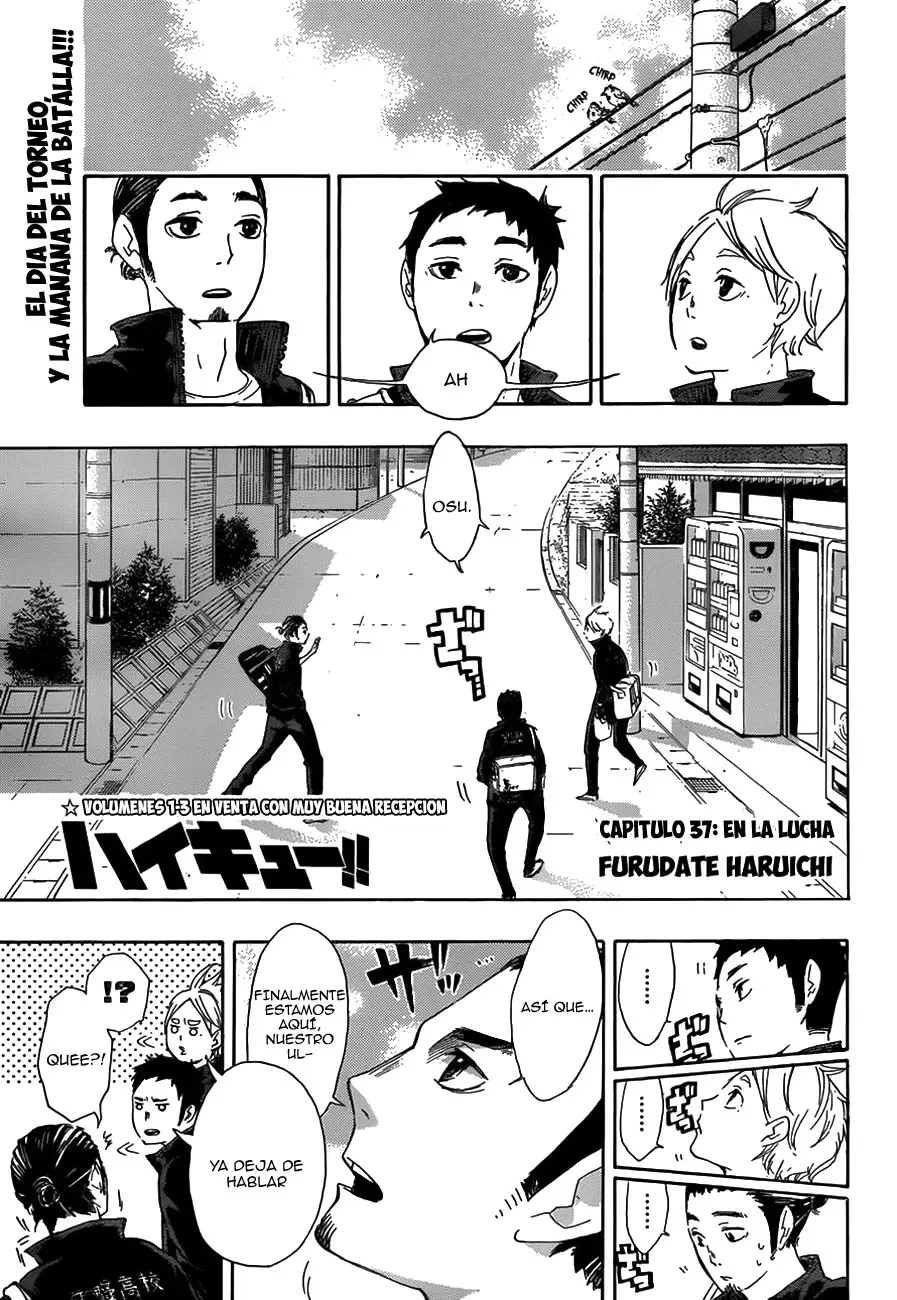 Haikyuu!! capítulo 37, página 2
