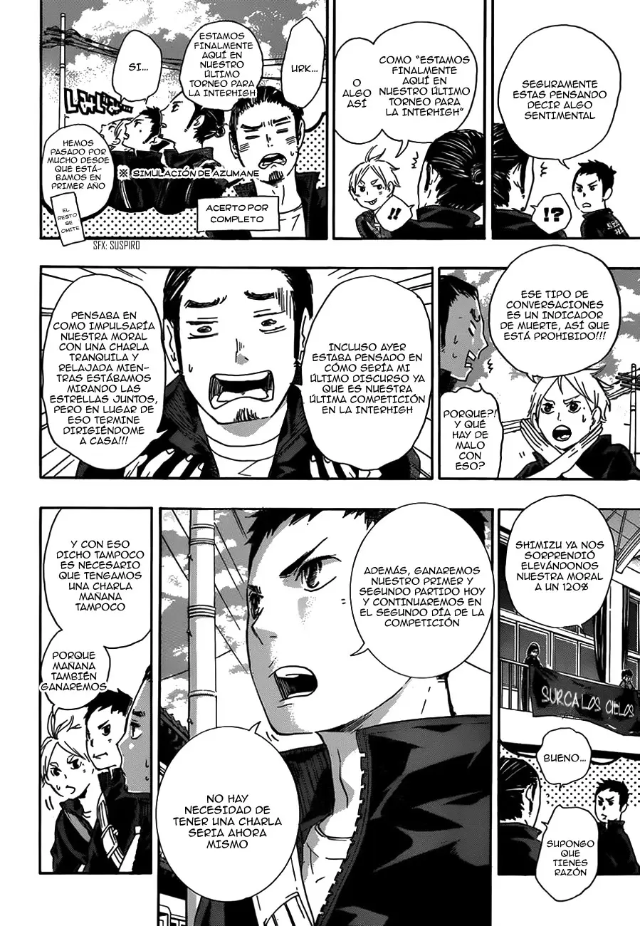 Haikyuu!! capítulo 37, página 3