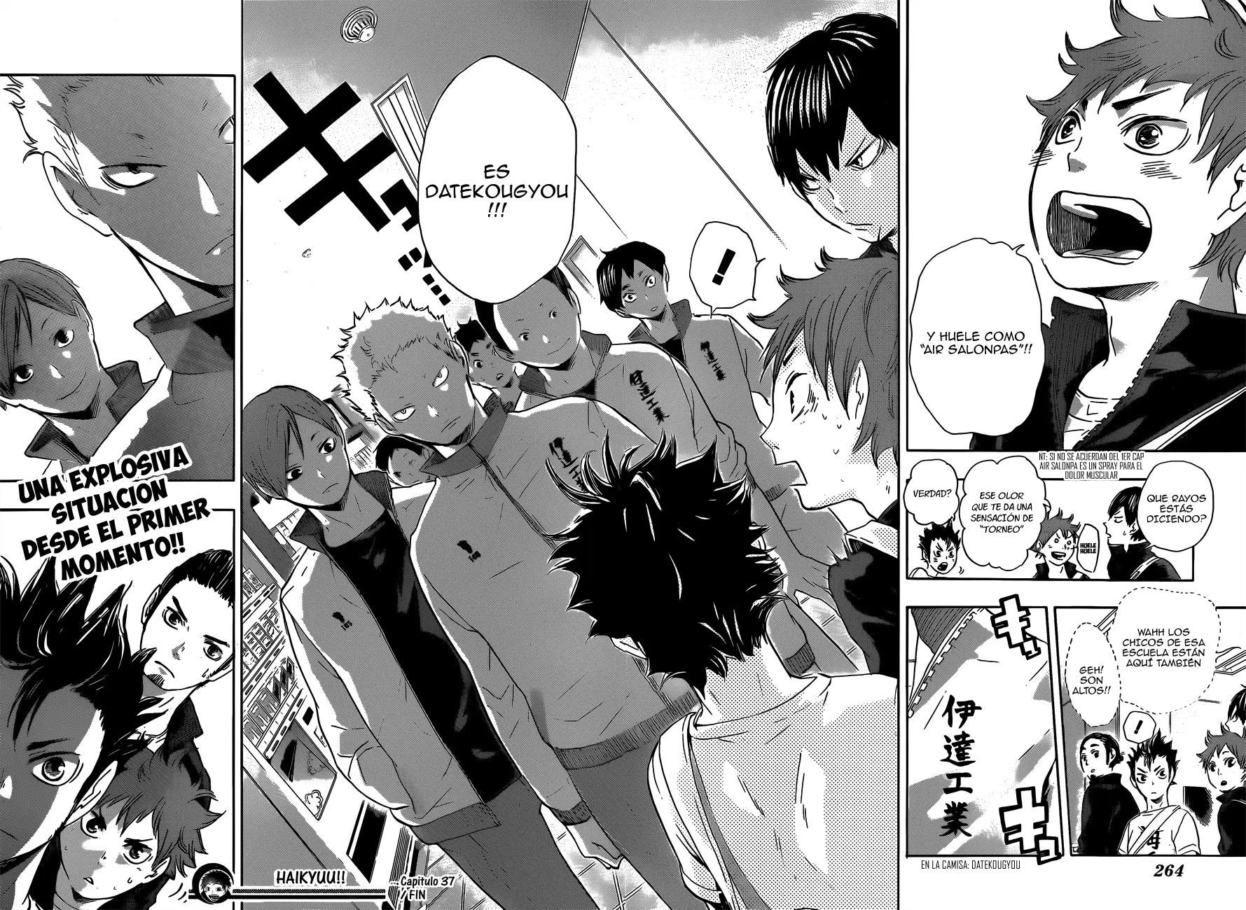 Haikyuu!! capítulo 37, página 17