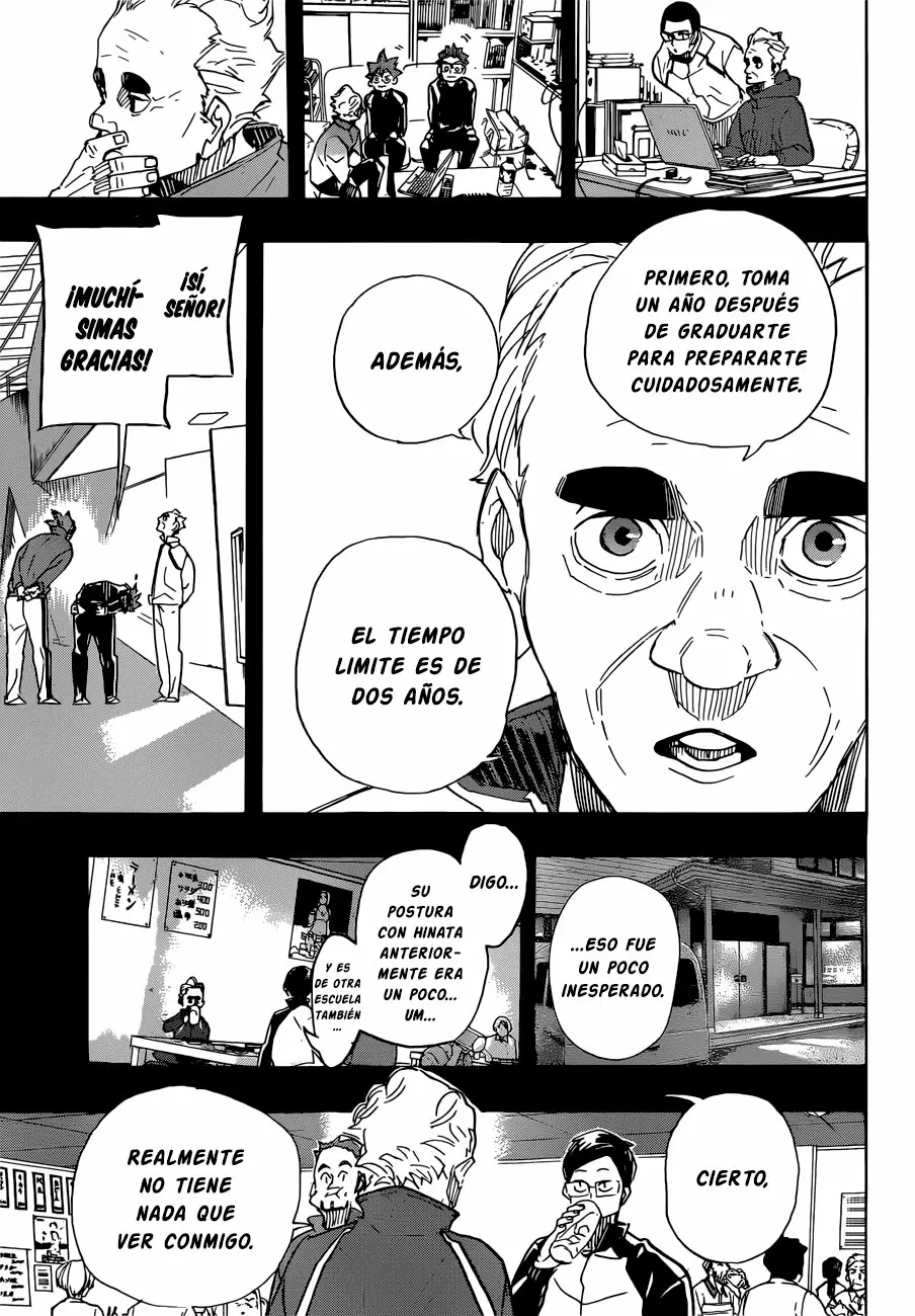 Haikyuu!! capítulo 370, página 13