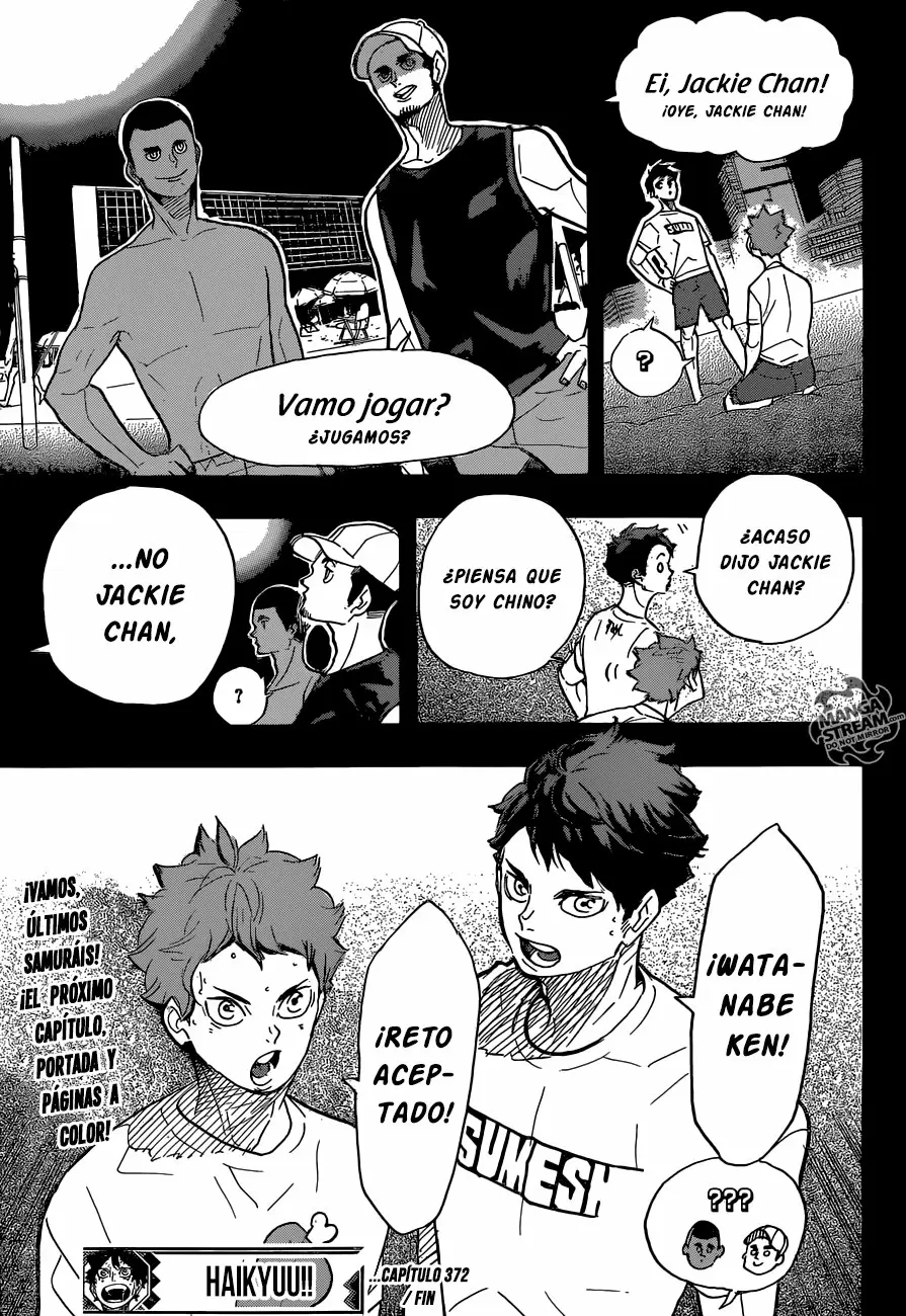 Haikyuu!! capítulo 372, página 19