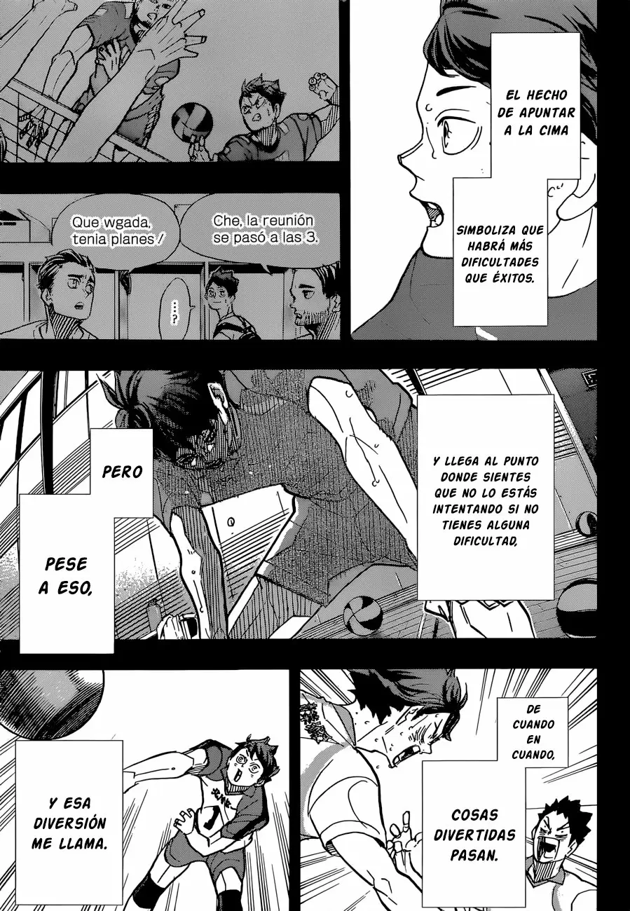Haikyuu!! capítulo 373, página 18