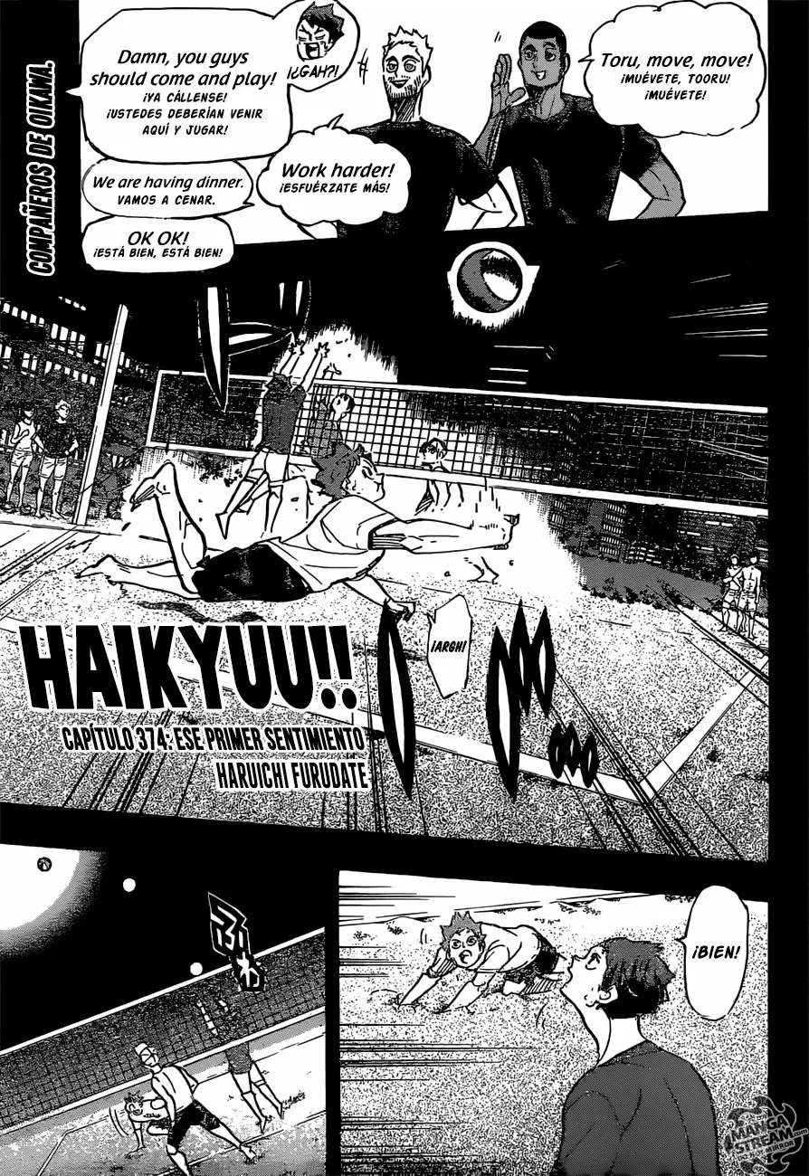 Haikyuu!! capítulo 374, página 2