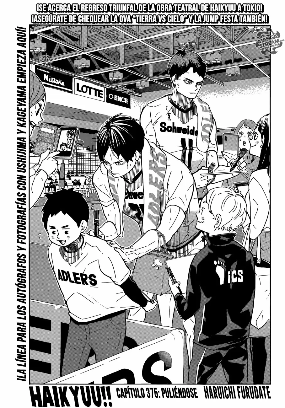 Haikyuu!! capítulo 375, página 2