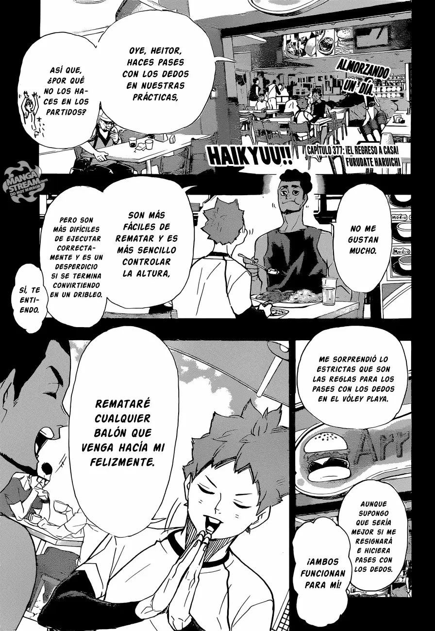 Haikyuu!! capítulo 377, página 2