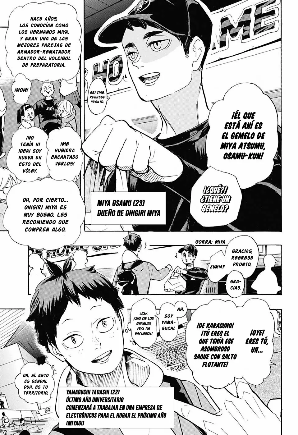 Haikyuu!! capítulo 378, página 8