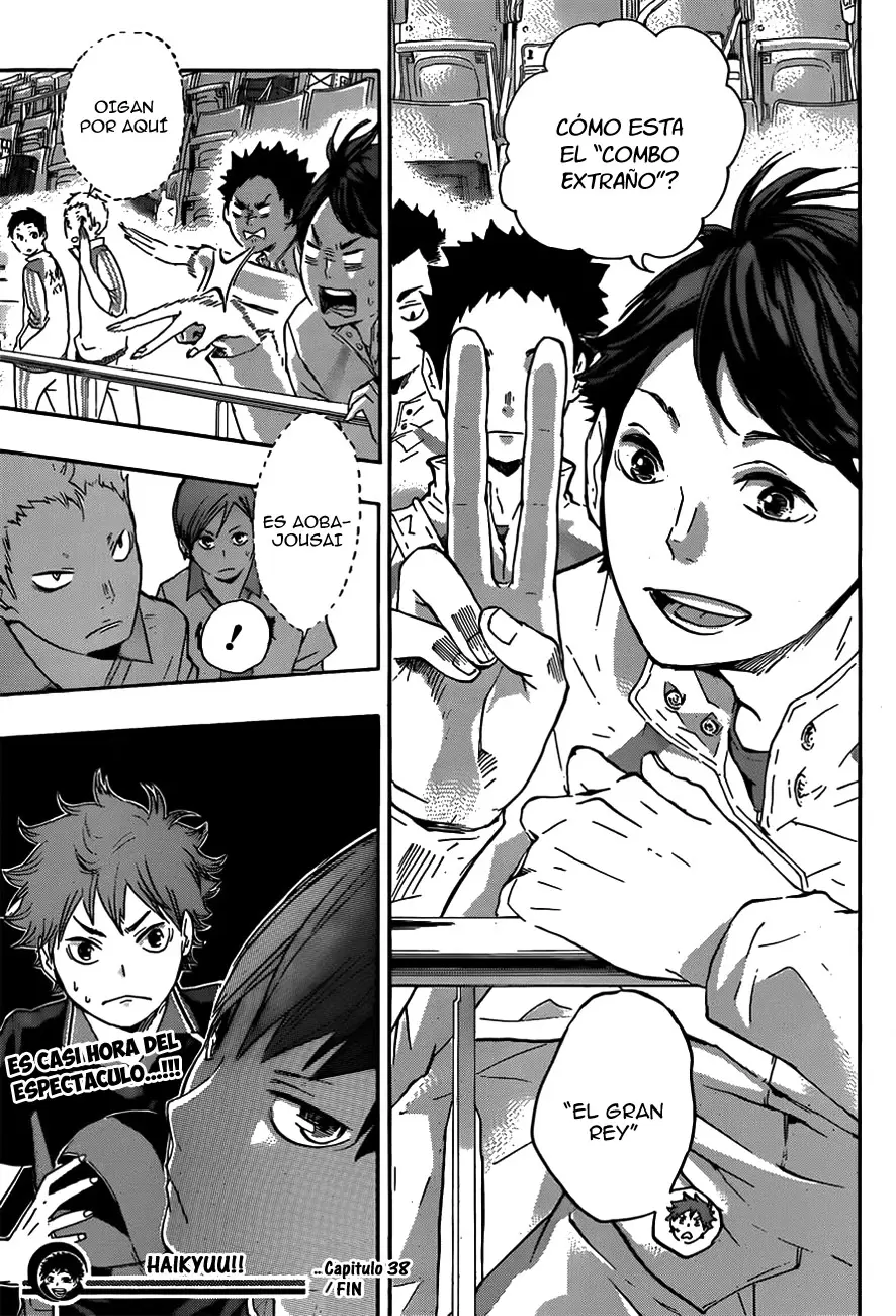 Haikyuu!! capítulo 38, página 19