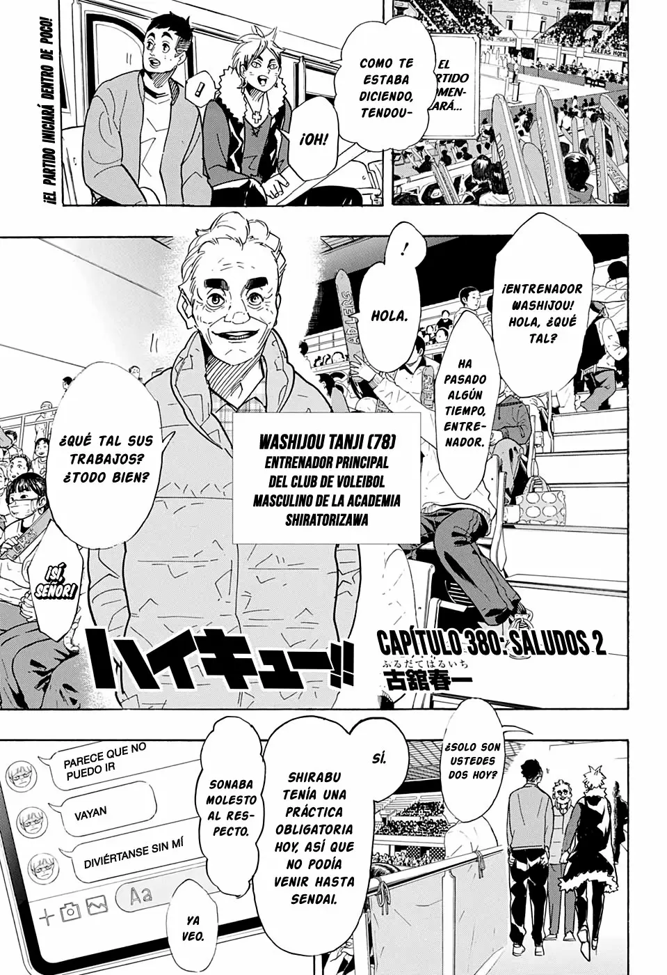 Haikyuu!! capítulo 380, página 2