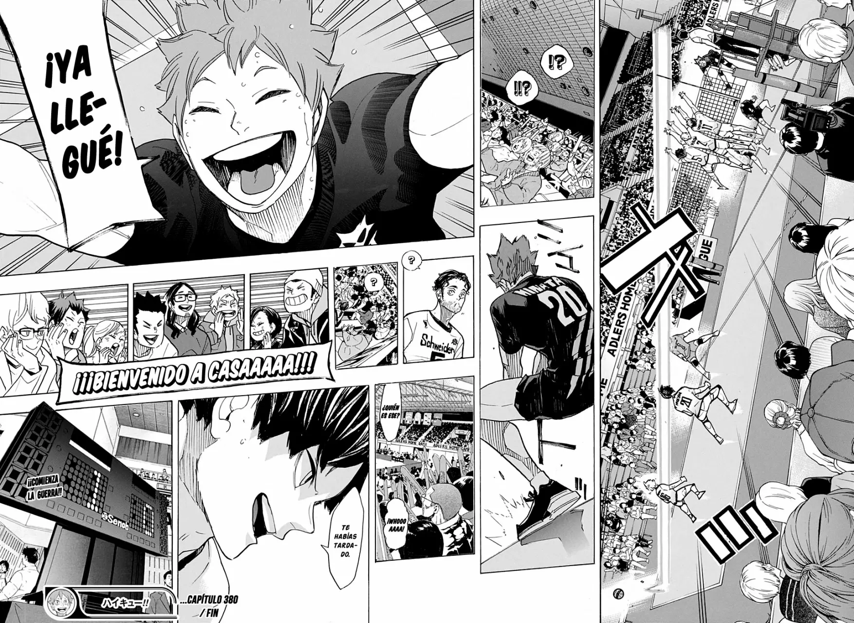 Haikyuu!! capítulo 380, página 14