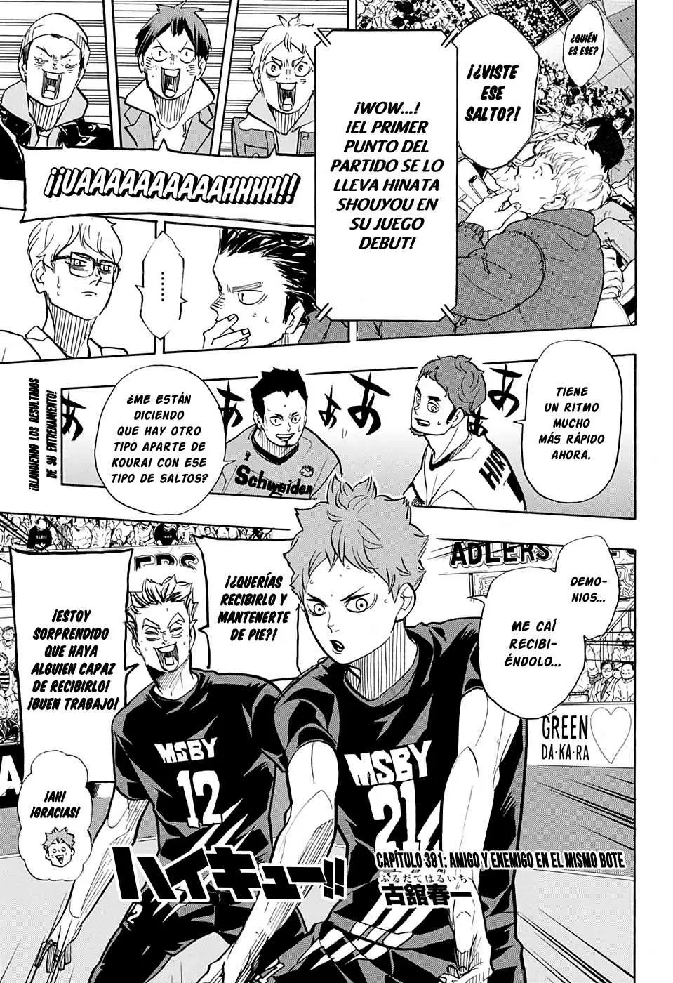 Haikyuu!! capítulo 381, página 2