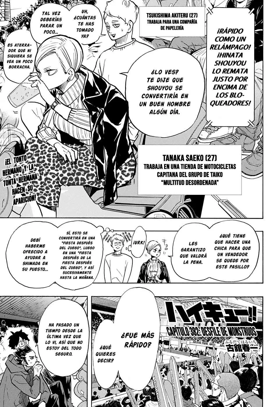 Haikyuu!! capítulo 382, página 2