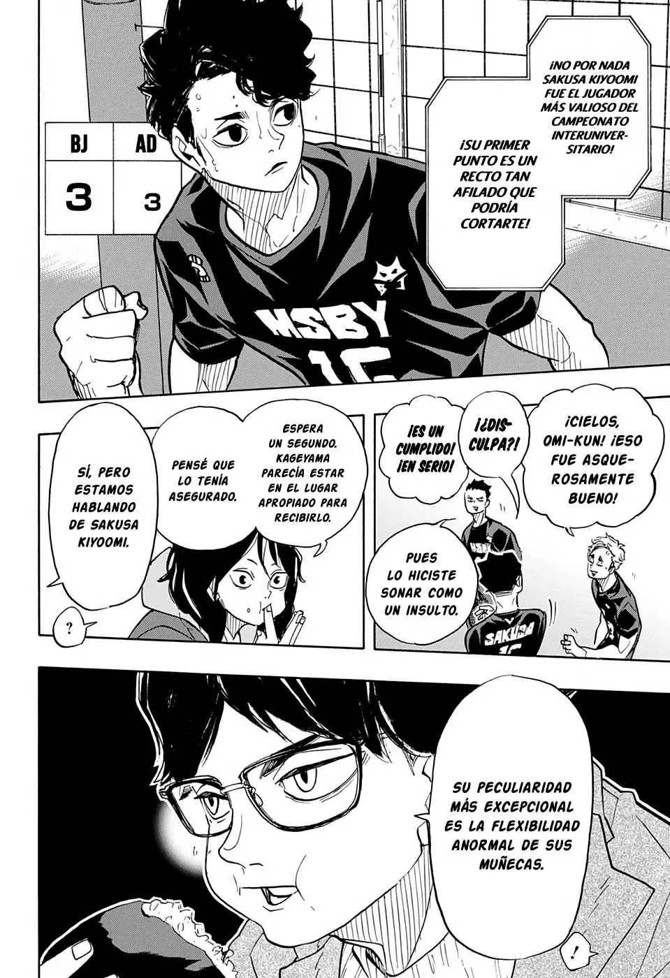 Haikyuu!! capítulo 382, página 14