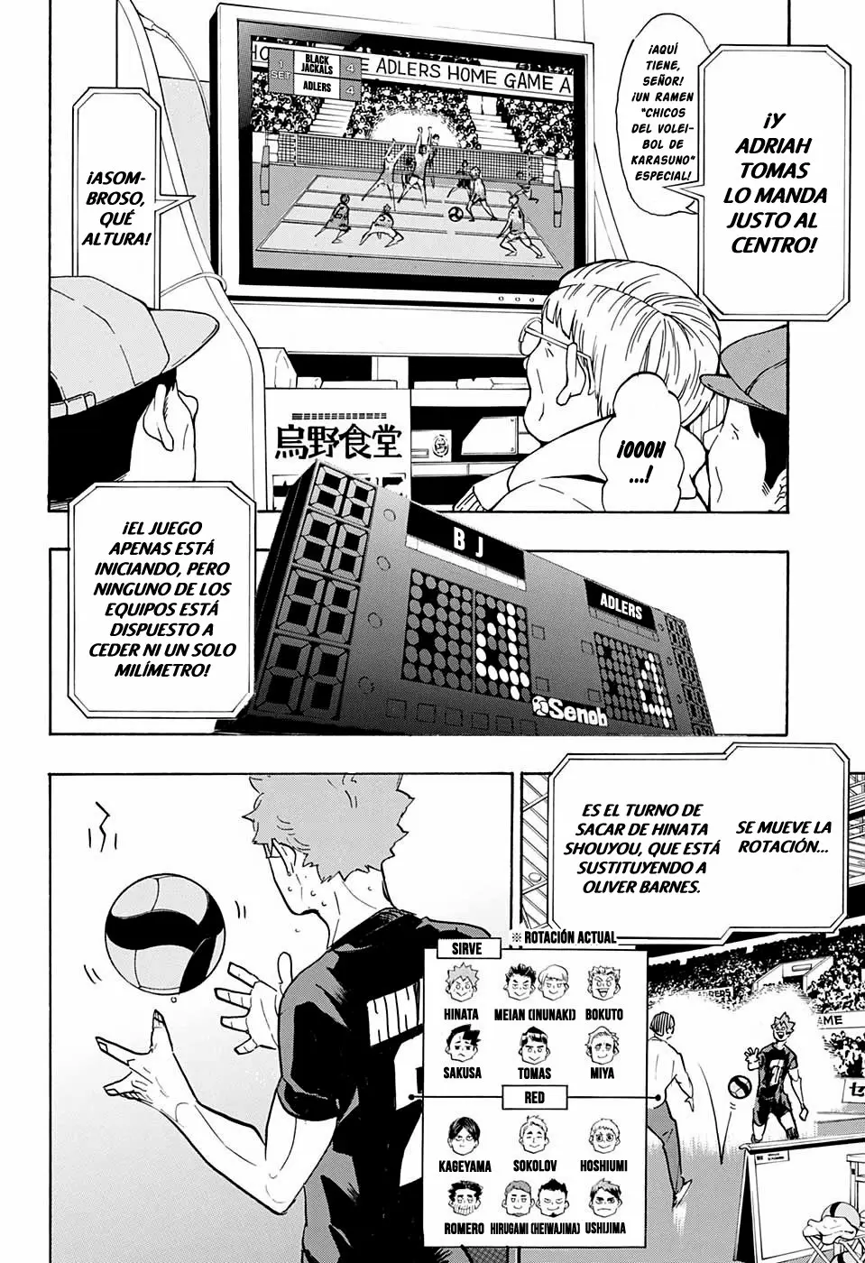 Haikyuu!! capítulo 383, página 3