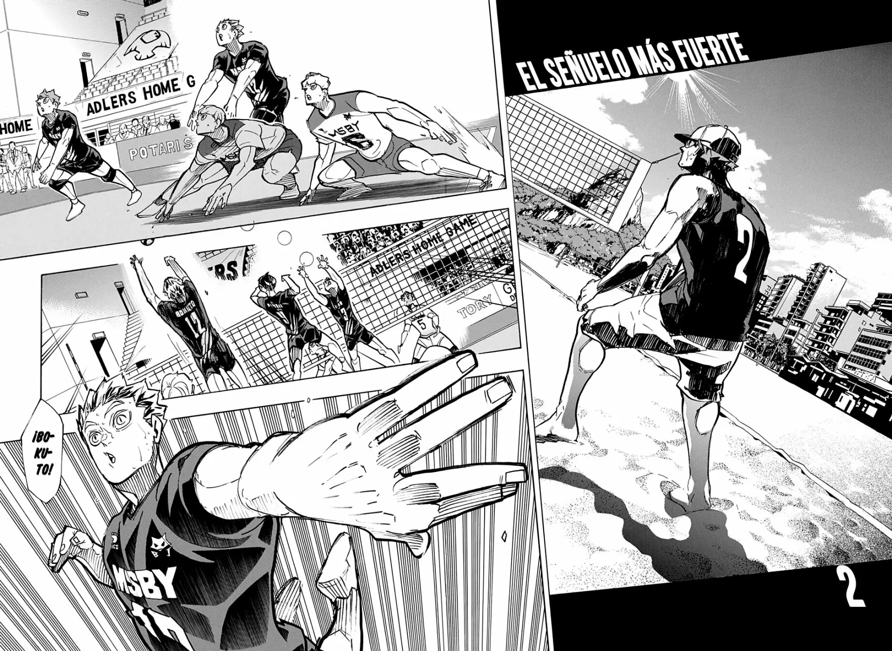Haikyuu!! capítulo 384, página 3