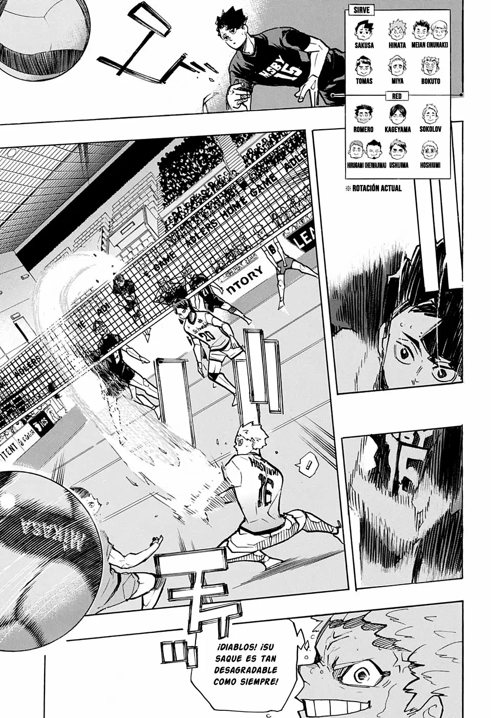 Haikyuu!! capítulo 384, página 8