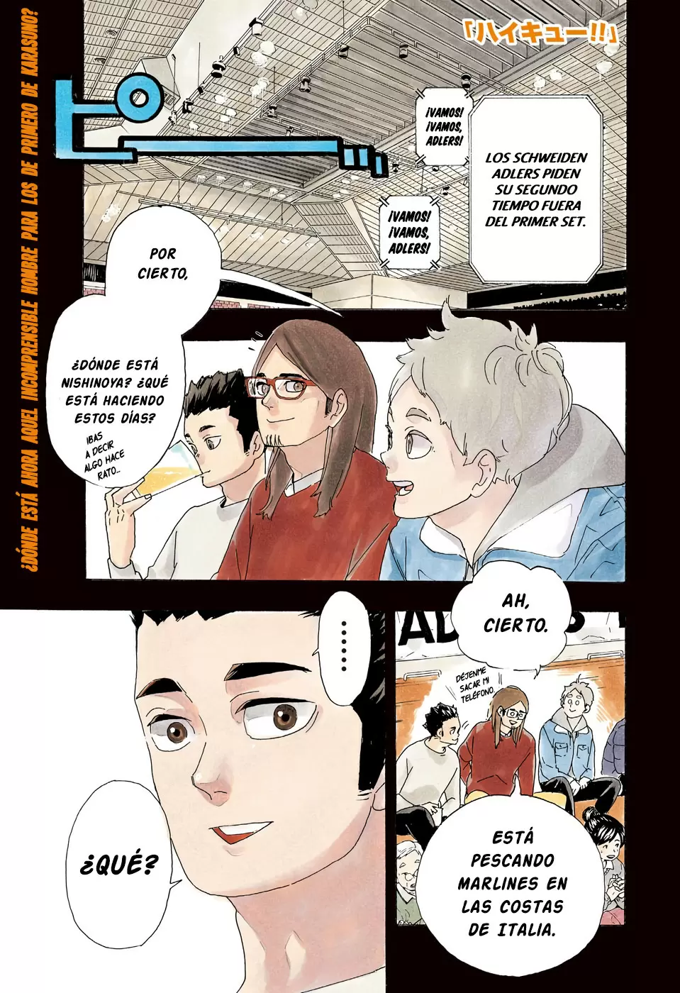 Haikyuu!! capítulo 386, página 3