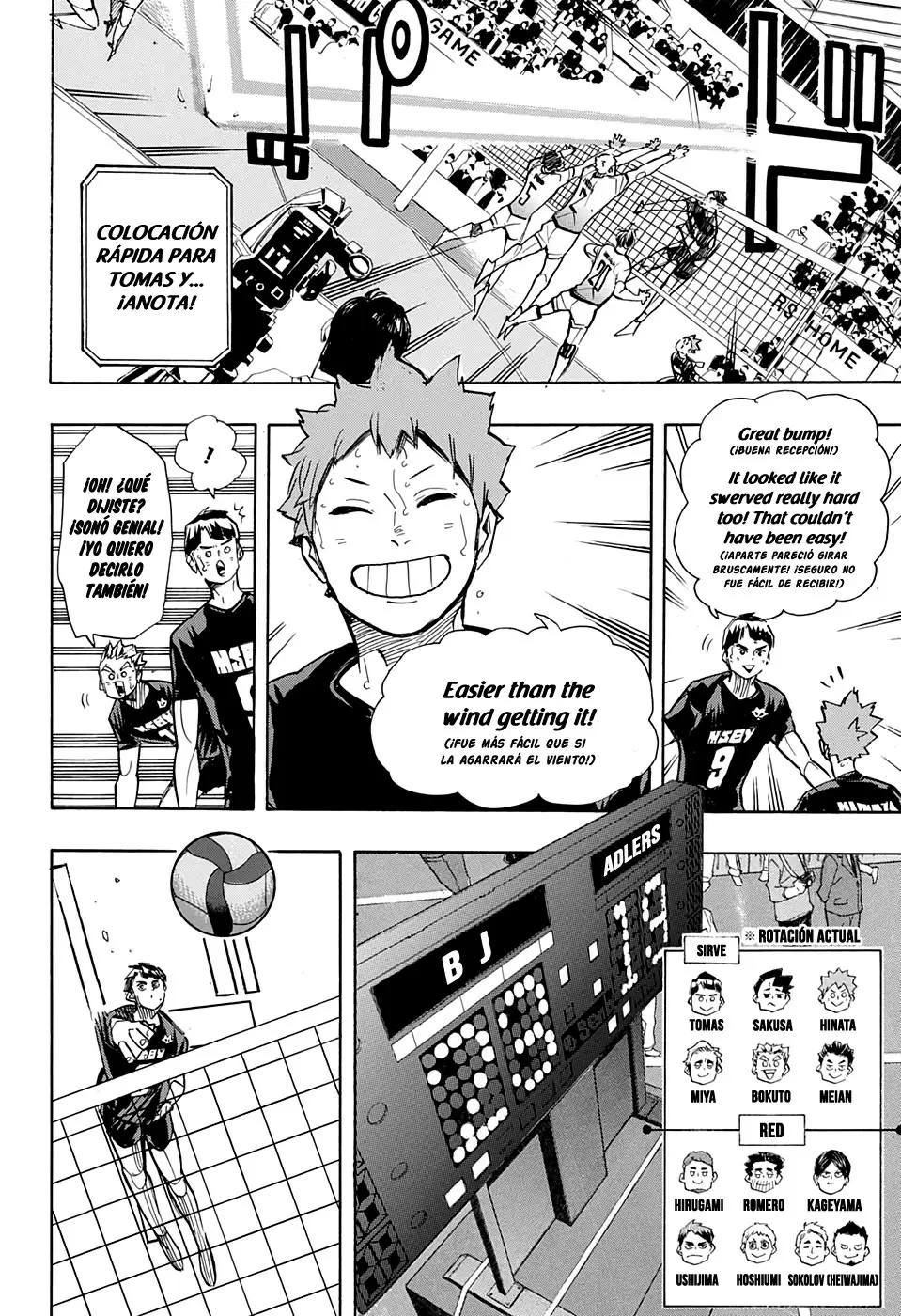 Haikyuu!! capítulo 386, página 10