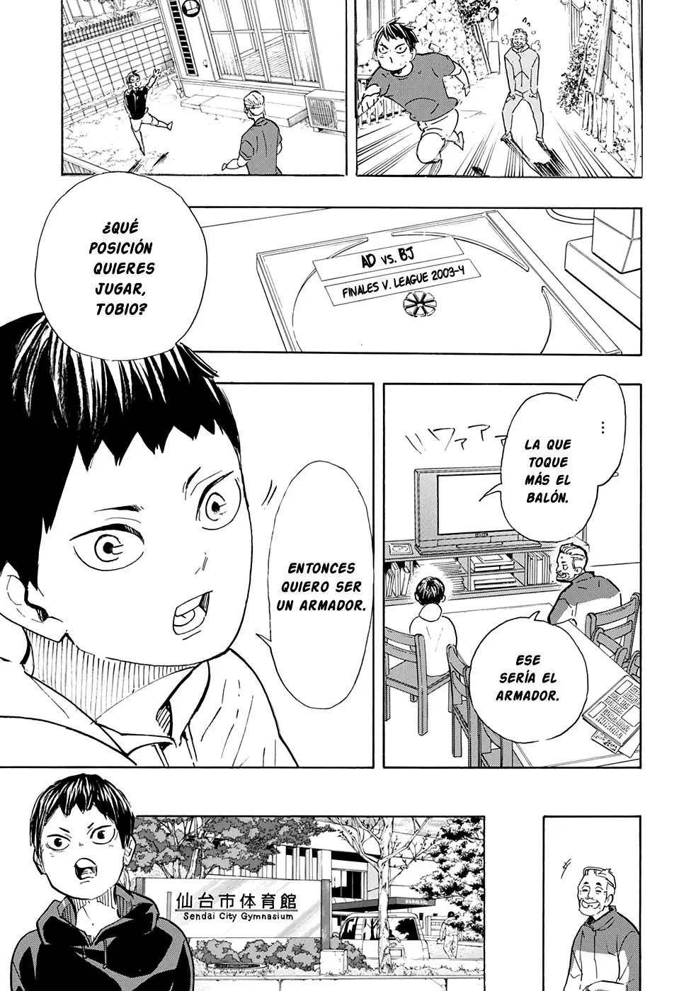 Haikyuu!! capítulo 387, página 8