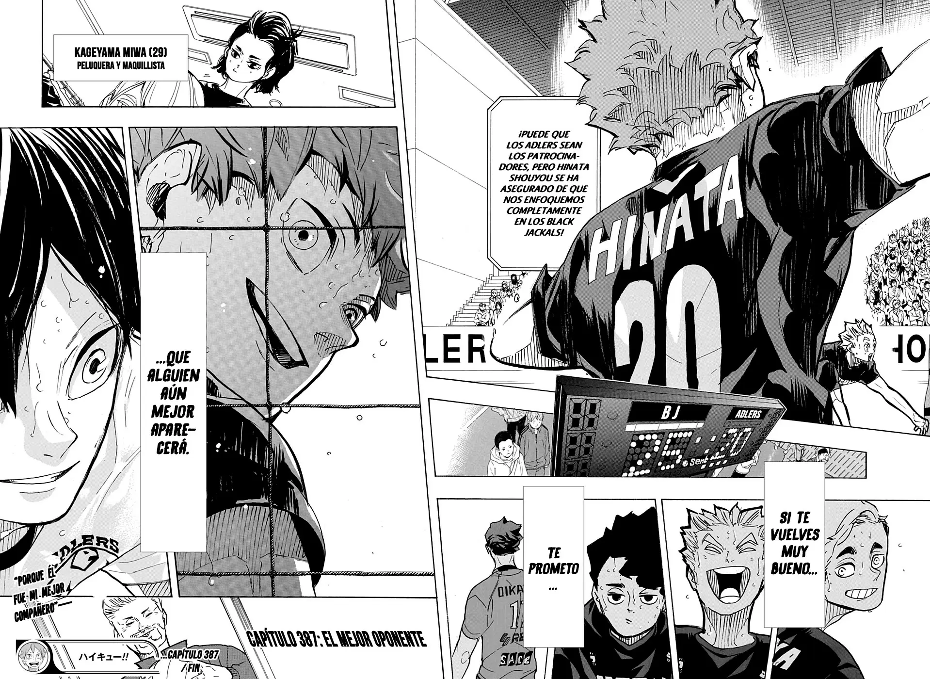 Haikyuu!! capítulo 387, página 18