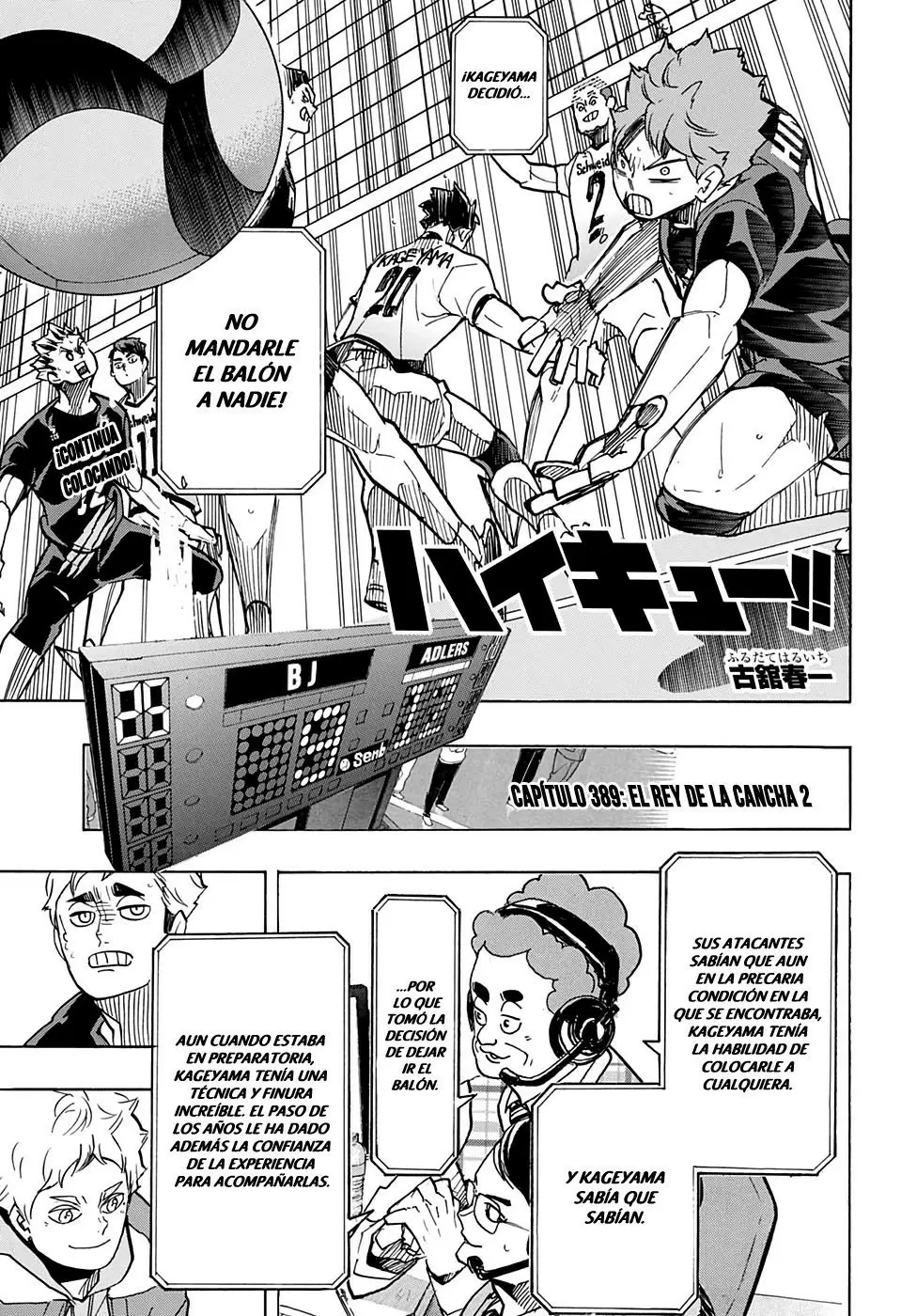 Haikyuu!! capítulo 389, página 2