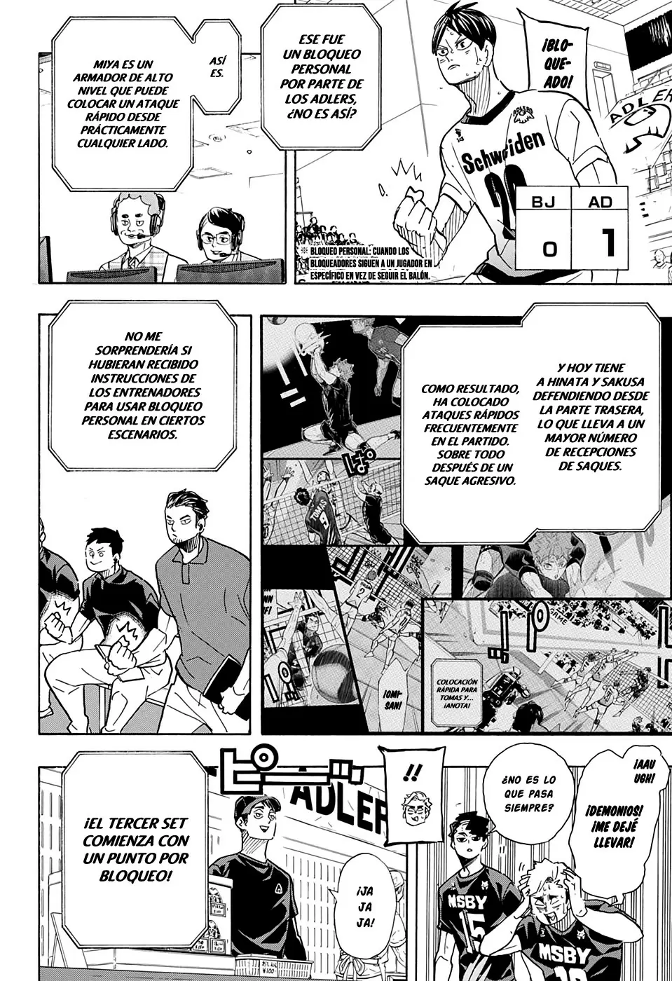 Haikyuu!! capítulo 390, página 6