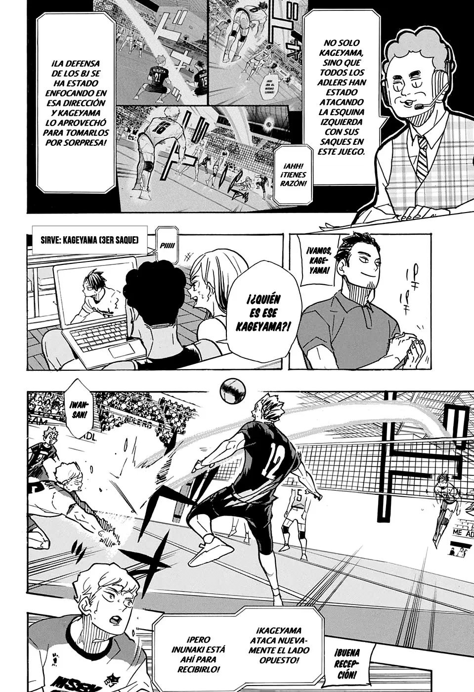 Haikyuu!! capítulo 390, página 8