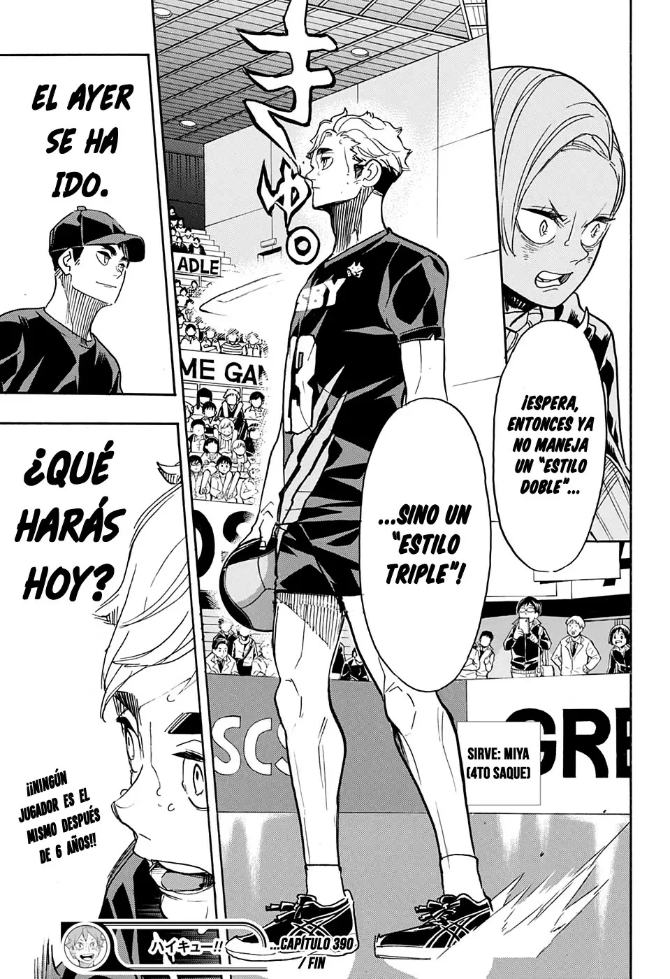 Haikyuu!! capítulo 390, página 18