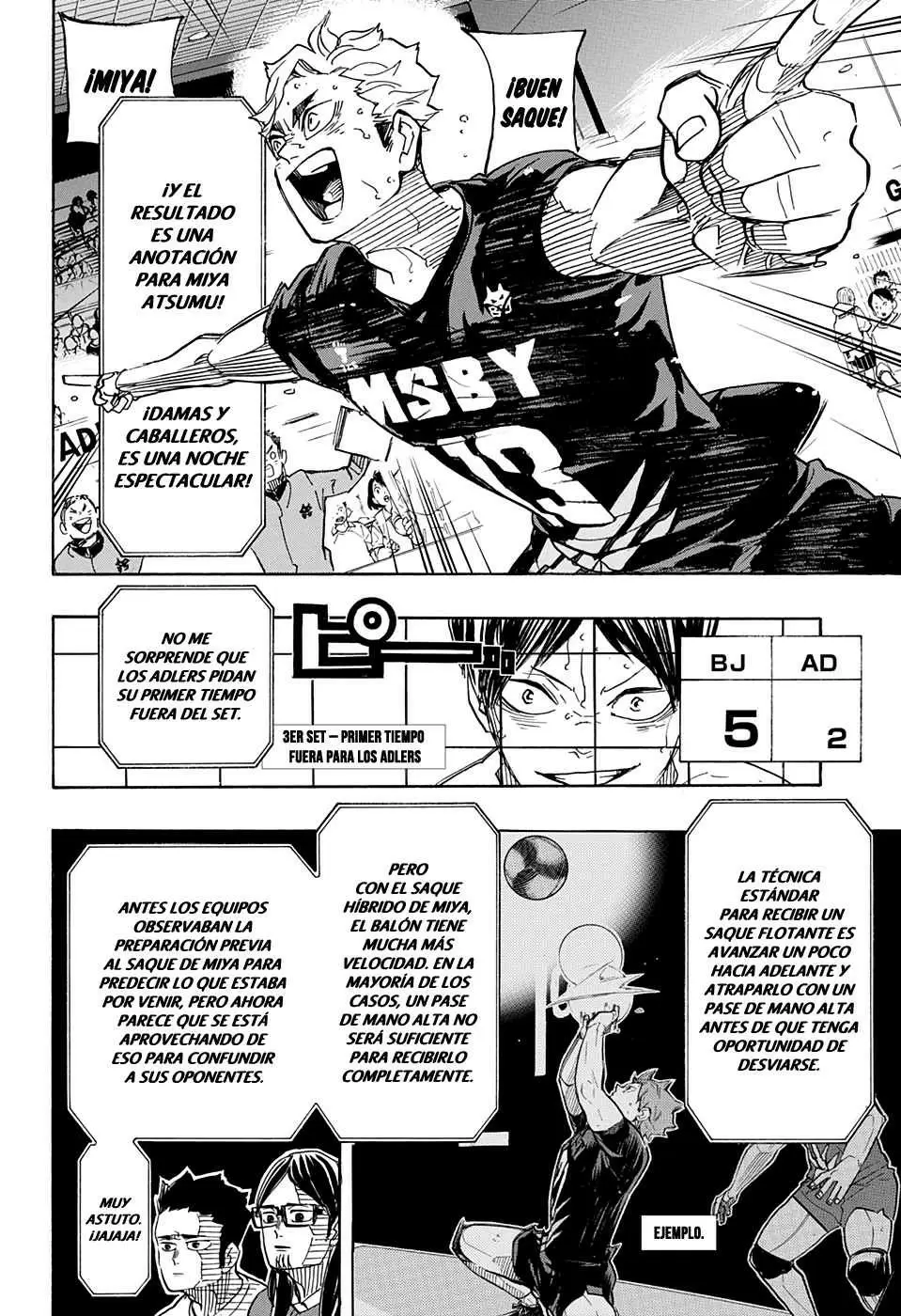 Haikyuu!! capítulo 391, página 6