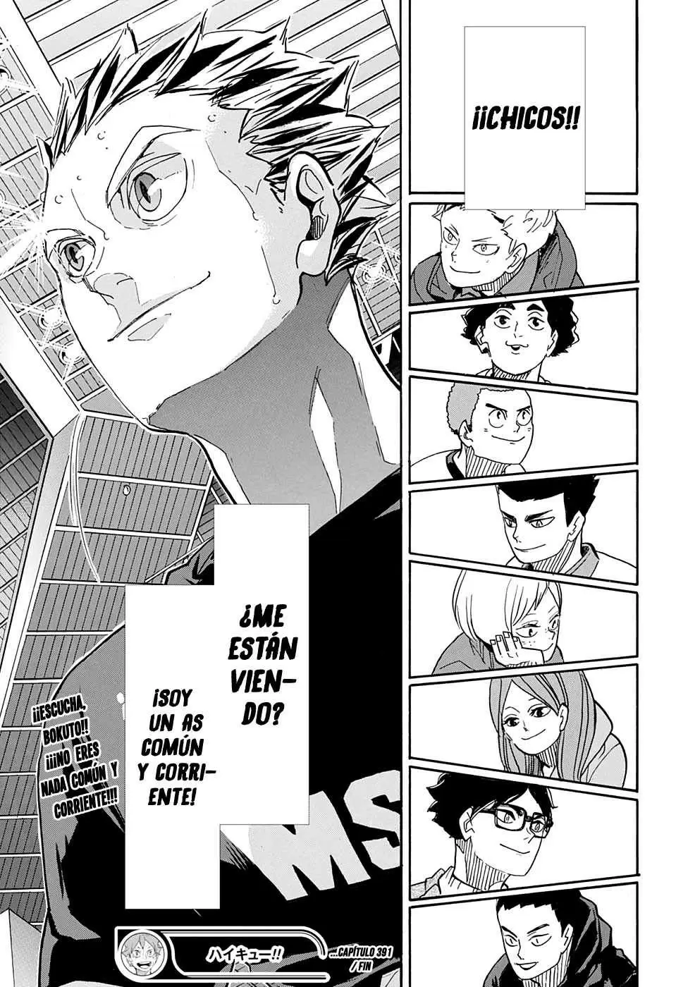 Haikyuu!! capítulo 392, página 17