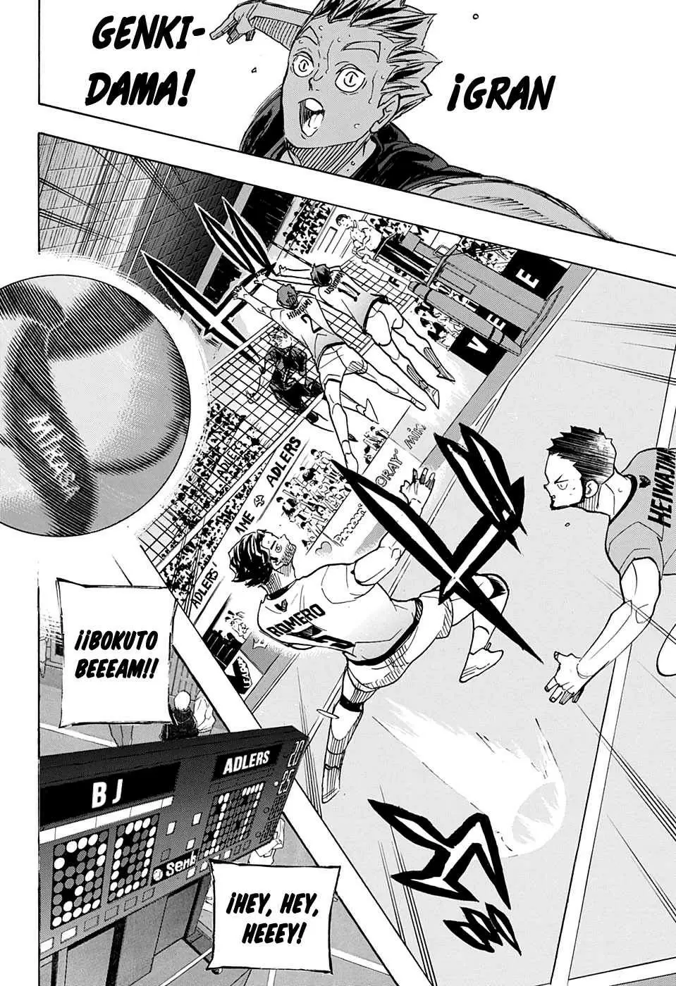 Haikyuu!! capítulo 393, página 3