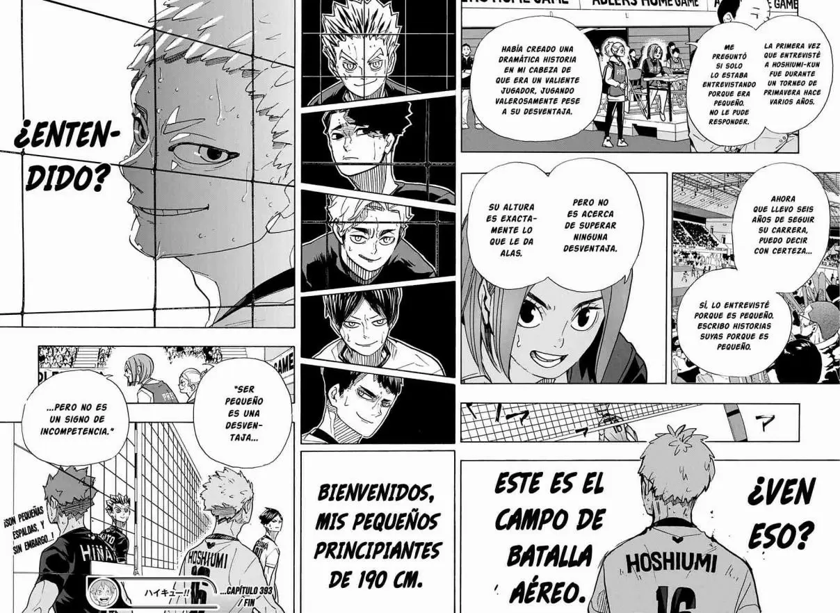 Haikyuu!! capítulo 393, página 15