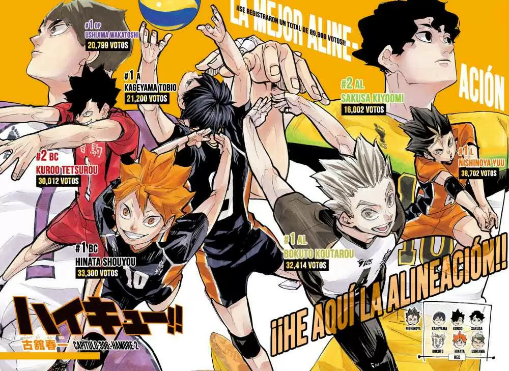 Haikyuu!! capítulo 396, página 3