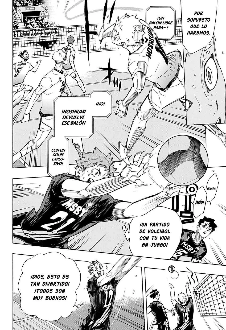 Haikyuu!! capítulo 396, página 8
