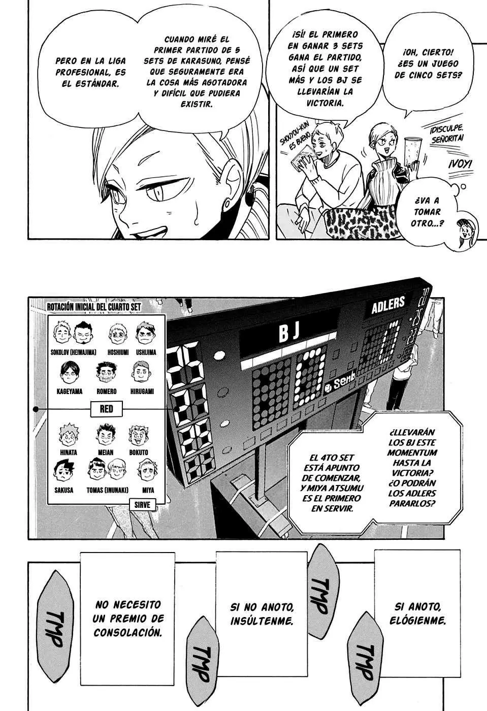 Haikyuu!! capítulo 396, página 16