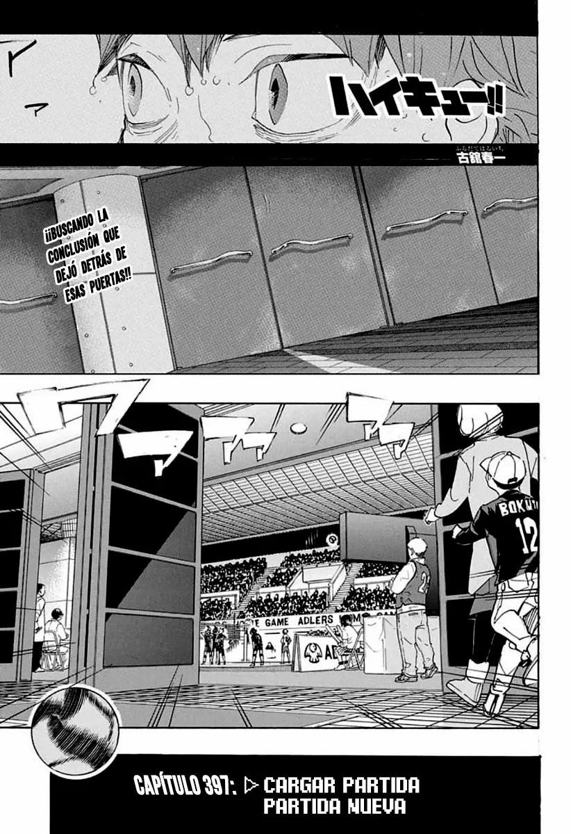 Haikyuu!! capítulo 397, página 2
