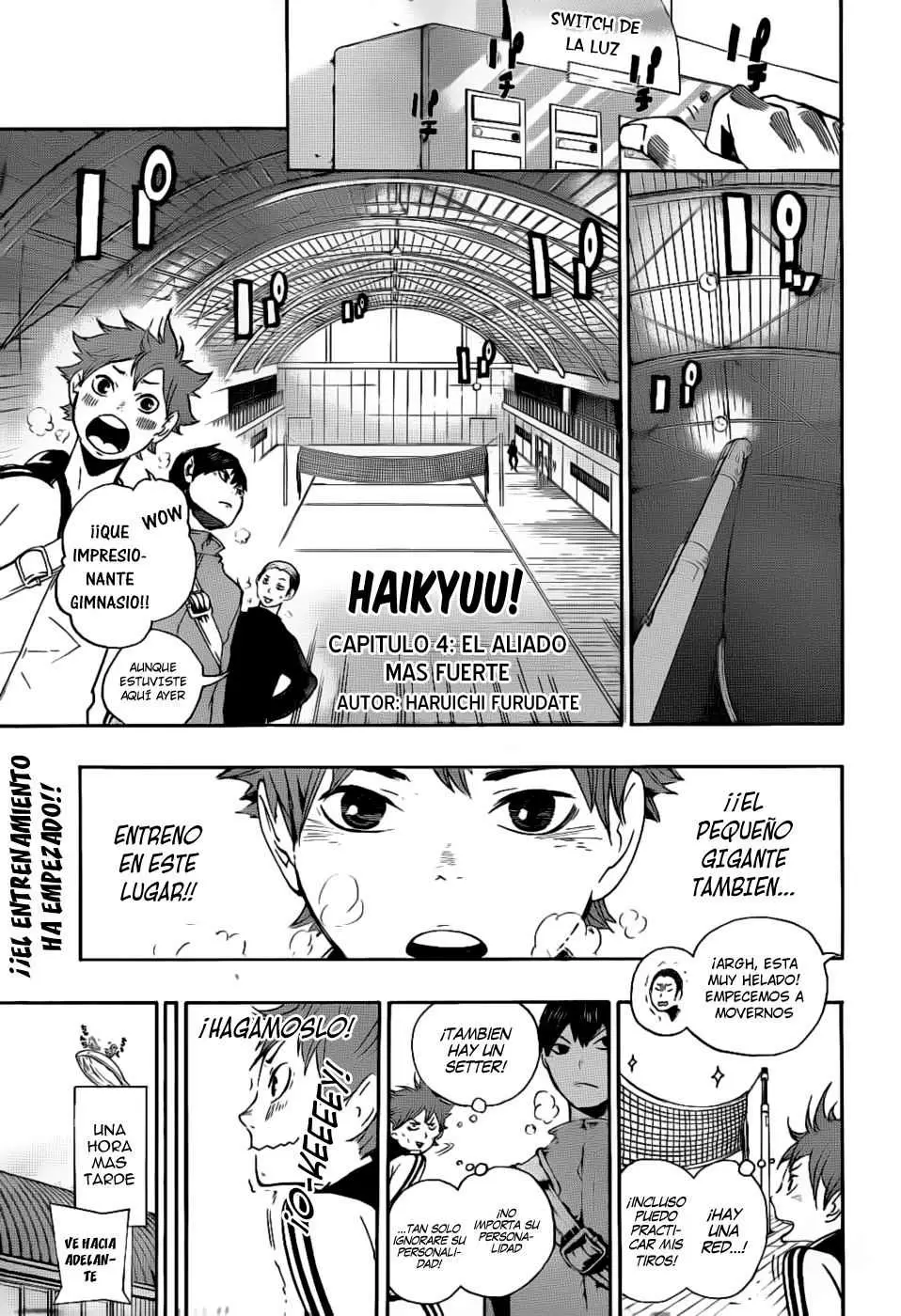 Haikyuu!! capítulo 4, página 1