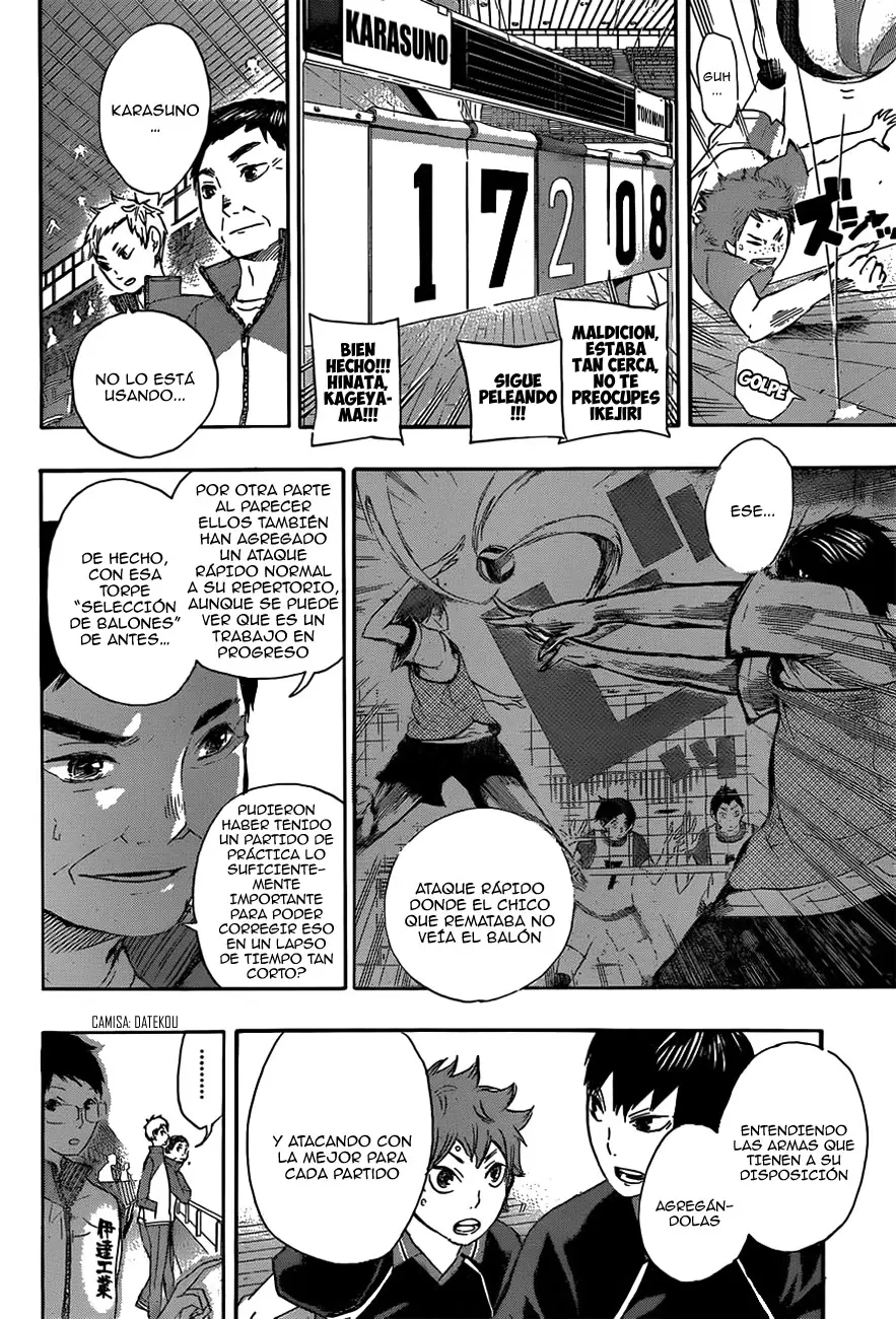 Haikyuu!! capítulo 40, página 3