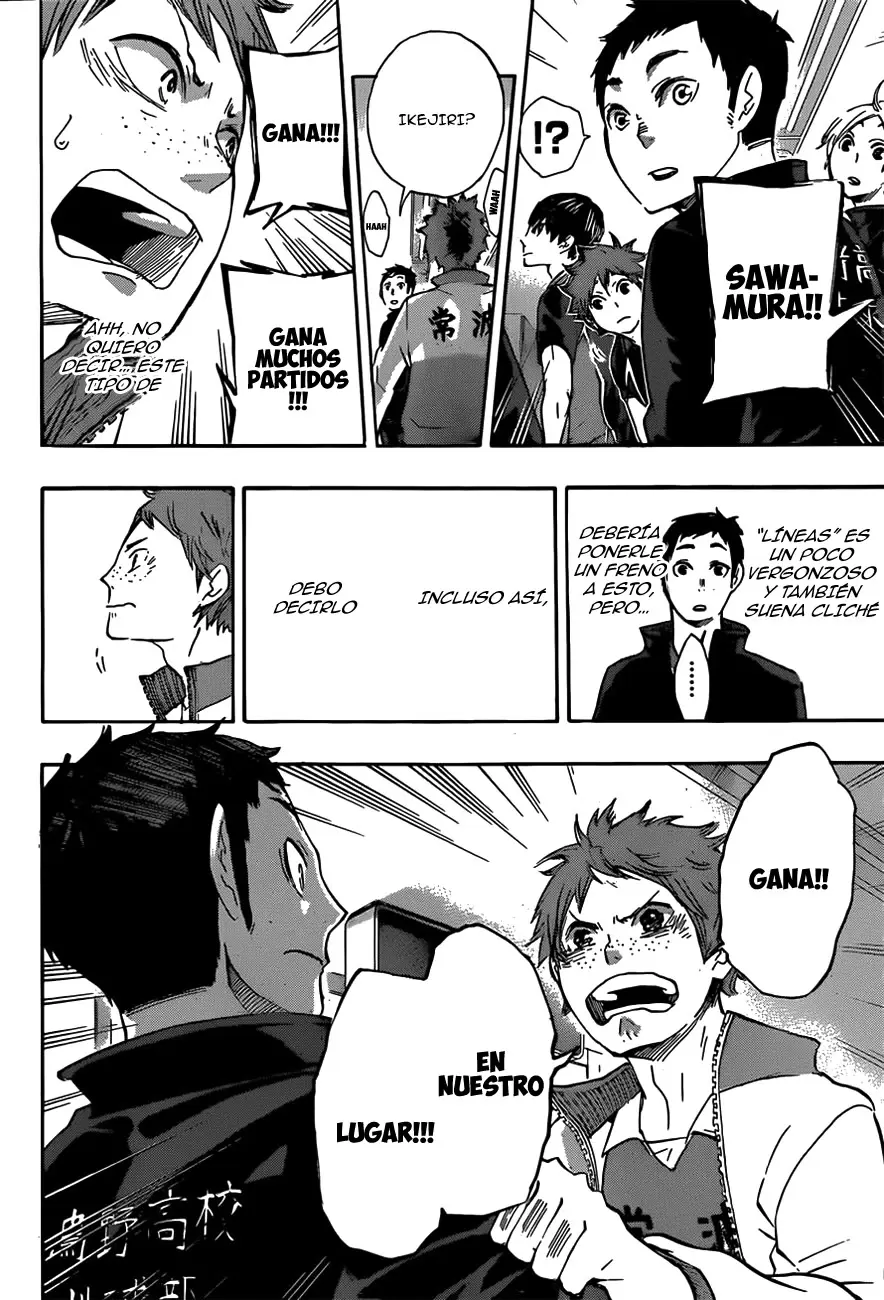 Haikyuu!! capítulo 40, página 15